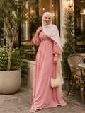 Blush Pink Cey Maxi Dress | Modest Full Lenght Dress for Women 3