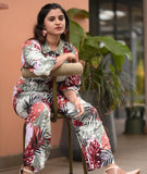 Yezwe modest wear jumpsuit in floral print, perfect for casual and stylish occasions
