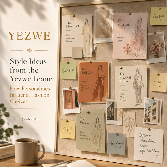 Style ideas from the Yezwe team how personalities influence fashion choices blog banner