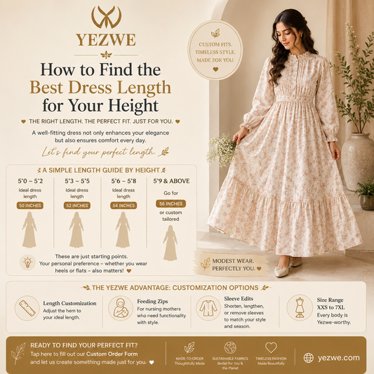 How to Find the Best Dress Length for Your Height