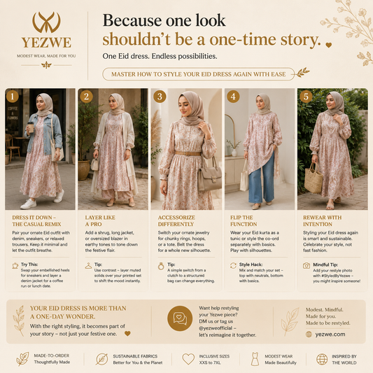 How to style your Eid dress again with ease blog banner