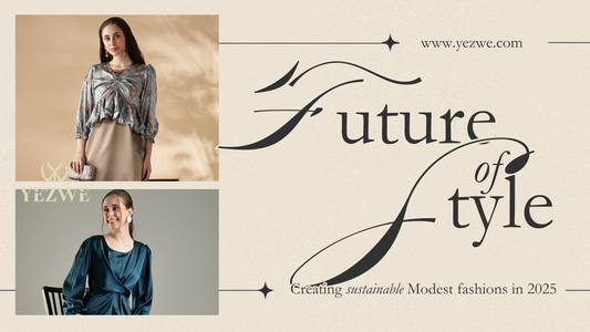 Future of Style featuring sustainable style trends 2025 with custom modest fashion designs