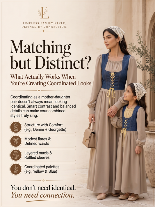 Mastering the Mother-Daughter Look: How to Style Contrast & Modest Silhouettes