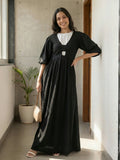 YEZWE Marvel Knit Modest Maxi Dress With Sleeveless Inner