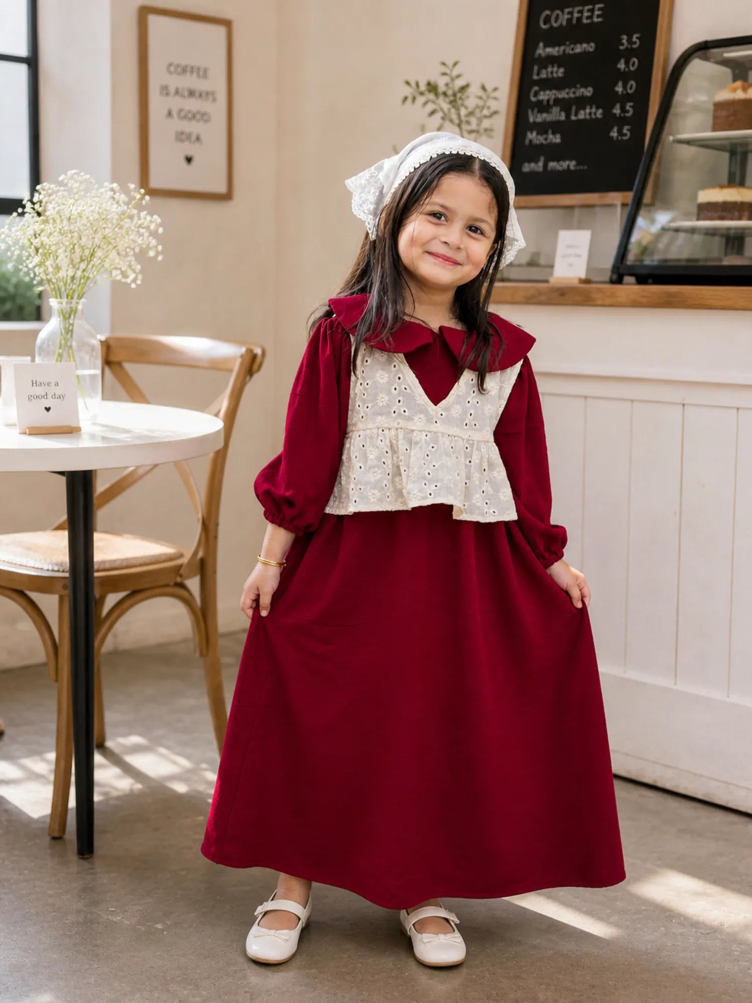 Yezwe Junior Kids Premium Hakoba Pinterest Style | Perfect for Daily & Occasion Wear