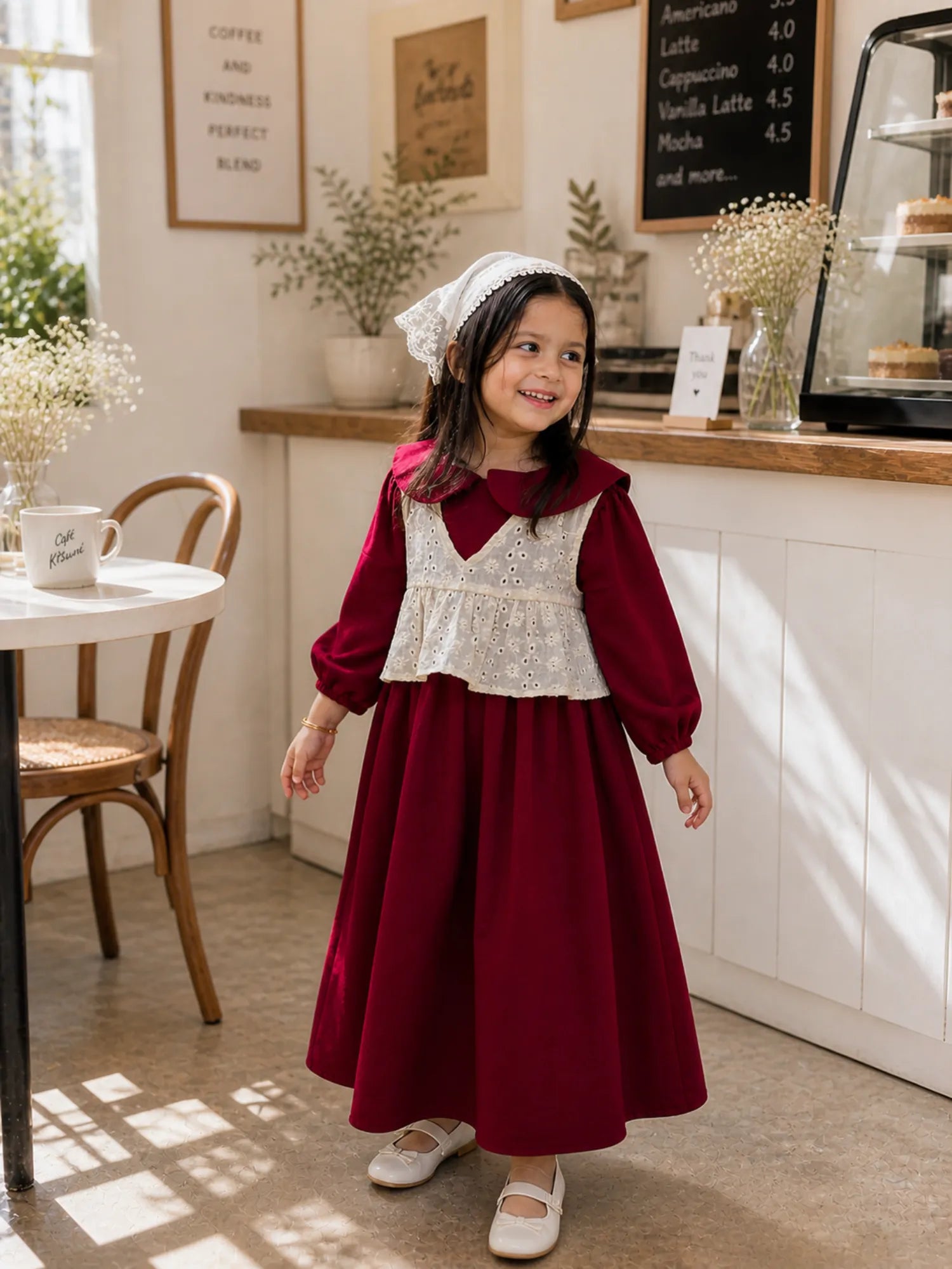 Yezwe Junior Kids Premium Hakoba Pinterest Style | Perfect for Daily & Occasion Wear