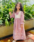 Yezwe Khadi Embroidered Junior Girls Miniature Maxi Dress