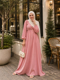 Blush Pink Cey Maxi Dress | Modest Full Lenght Dress for Women 1