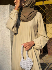 Yezwe modest co-ord set featuring a flowing top and matching pants for a stylish layered look