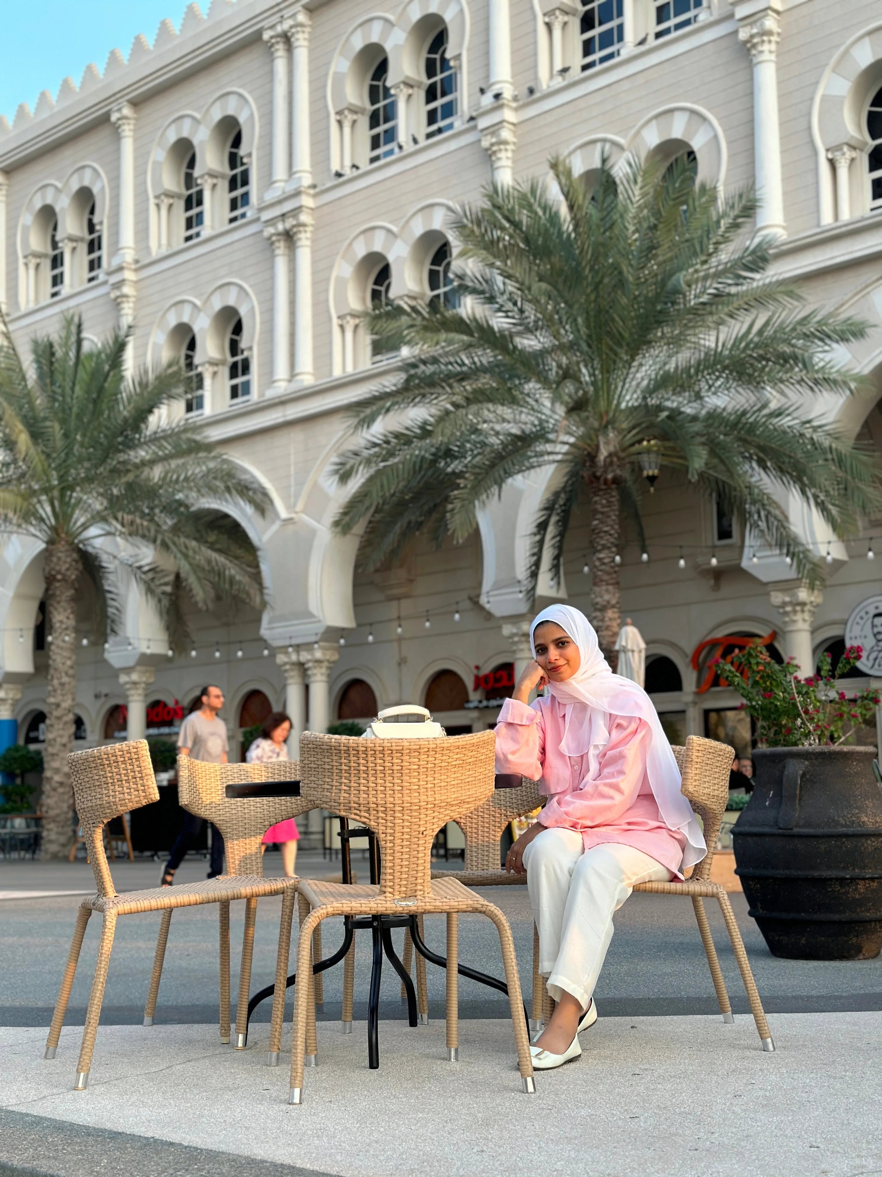 Modest oversized co-ord set by Yezwe featuring a stylish top and pants for casual outings