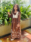 Yezwe Khadi Embroidered Junior Girls Miniature Maxi Dress