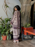 Stylish modest ethnic co-ord set by YEZWE featuring intricate patterns and a relaxed fit