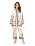 YEZWE Botanic Bloom Modest Co-Ord Set in Superior Crepe | Pre-Booking - YEZWE