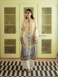 YEZWE Yellow & Teal Cotton Satin Modest Co-Ord Set | Pre-Booking