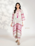 YEZWE Modest Cotton Satin Blend Kurta Set | Pre - Booking