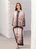 YEZWE Floral Printed Superior Crepe Modest Co-Ord Set | Pre-Booking
