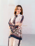 YEZWE Floral Printed Superior Crepe Modest Co-Ord Set | Pre-Booking