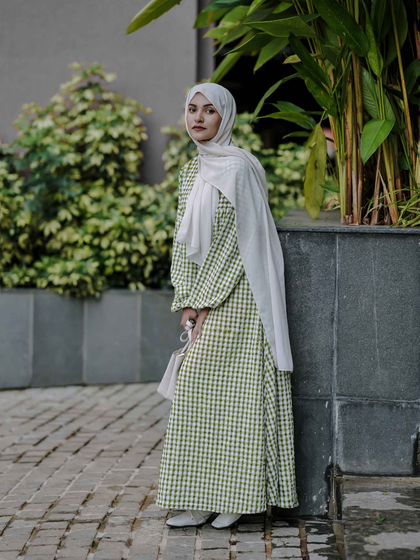 Yezwe yellow textured maxi dress with a unique pattern, perfect for casual outings and events