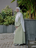 Yezwe yellow textured maxi dress with a unique pattern, perfect for casual outings and events