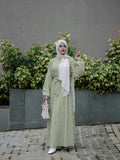 Yezwe yellow textured maxi dress with long sleeves and a belt for a stylish look