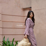 Yezwe belted front open jumpsuit with stylish sleeves and a elegant design for chic outfits