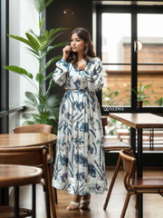 Stylish Floral V-Neck Satin Dress from Yezwe, perfect for summer outings and casual gatherings